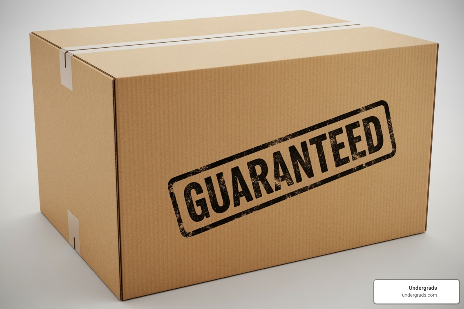moving box with a "Guaranteed" stamp on it - college movers customer service moving box with a "Guaranteed" stamp on it - college movers customer service