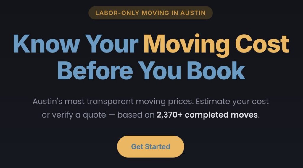 Austin Move Calculator